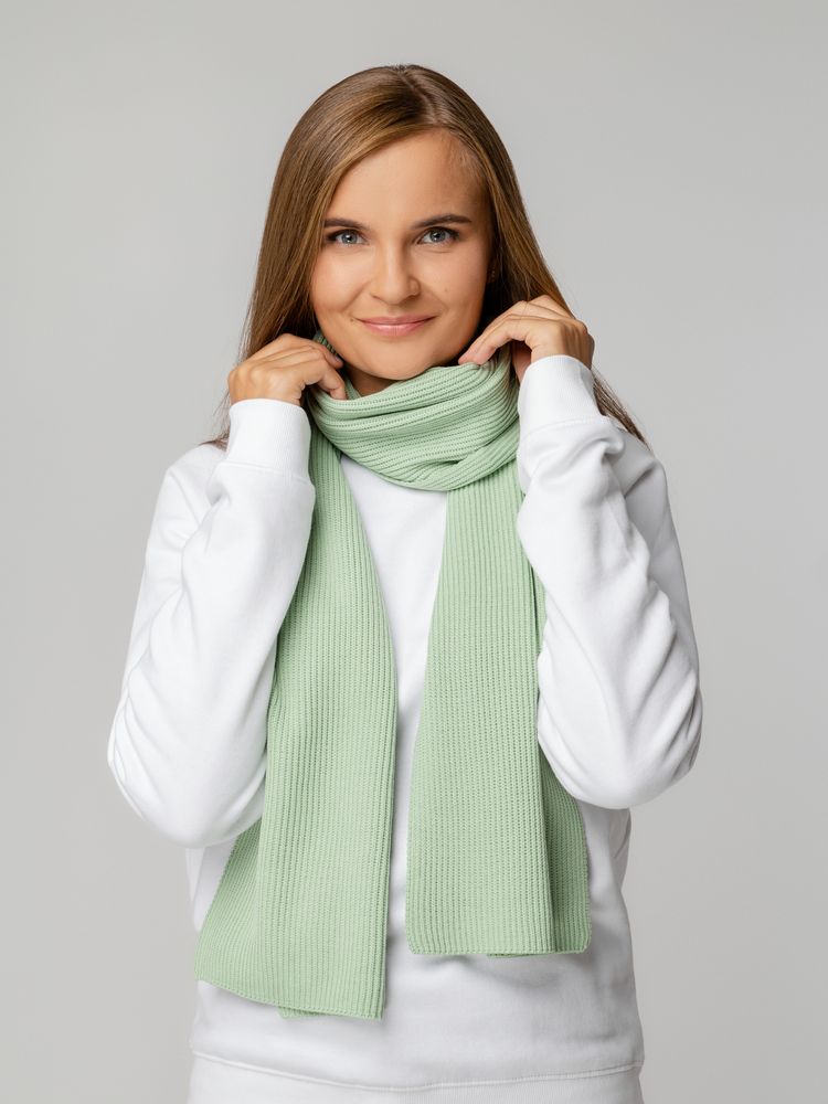 Шарф Life Explorer, зеленый (мятный) / Миниатюра WWW (1000)