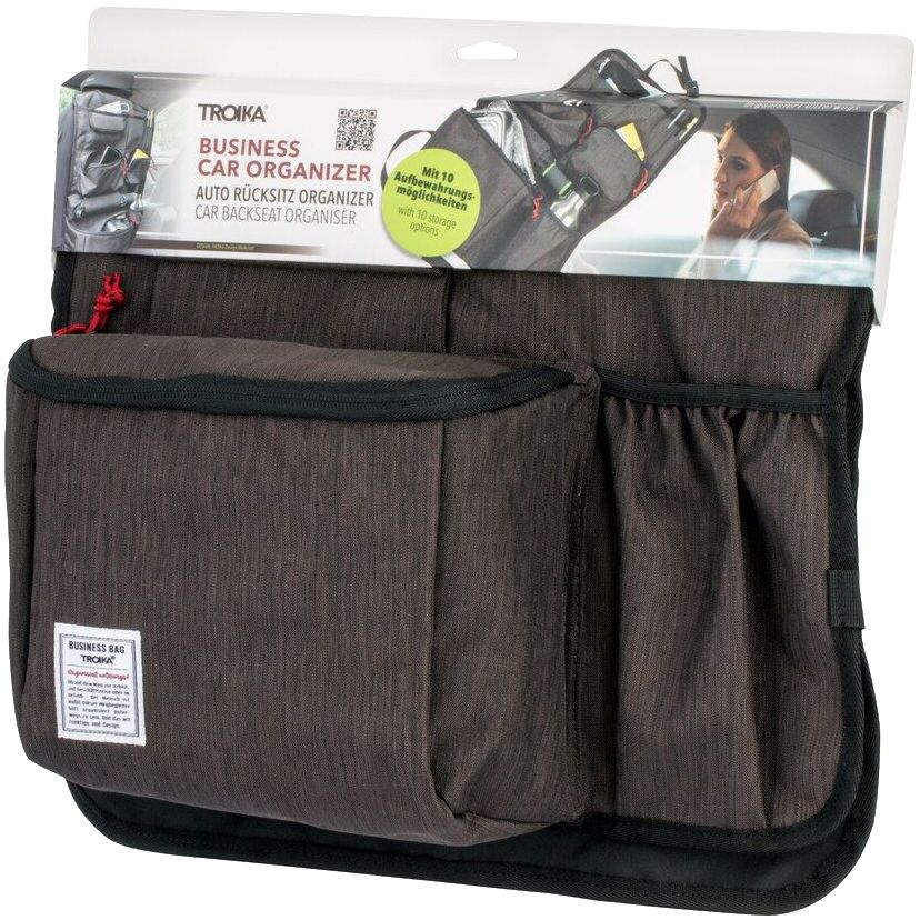 Органайзер на спинку сиденья Business Car Organizer, серый / Миниатюра WWW (1000)