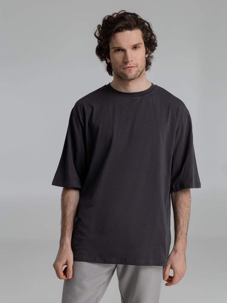 Футболка оверсайз Slope, темно-серая / Миниатюра WWW (1000)