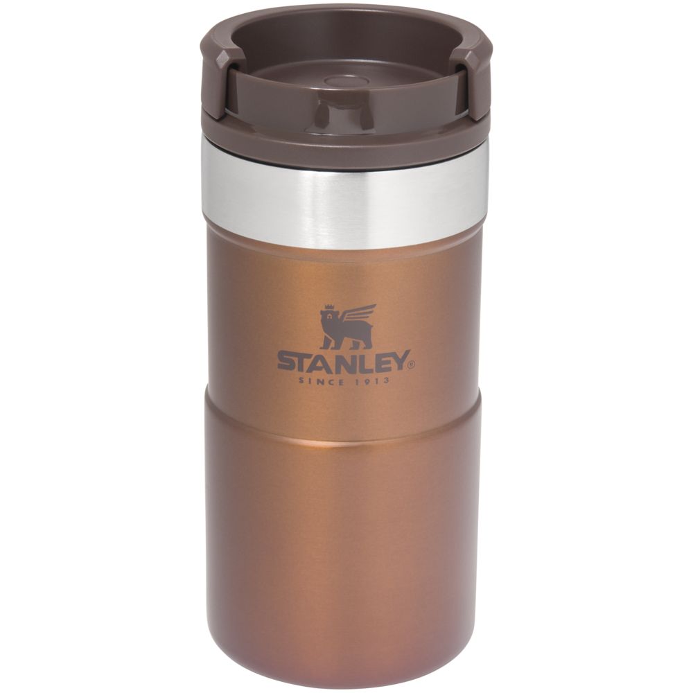 Термокружка Stanley Classic Neverleak 250, темно-янтарная / Миниатюра WWW (1000)