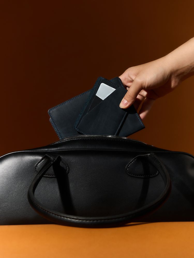 Чехол для карточек inStream, синий / Миниатюра WWW (1000)