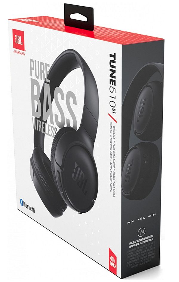 Беспроводные наушники JBL T510BT, белые / Миниатюра WWW (1000)