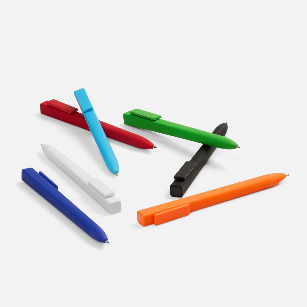 Ручка шариковая Swiper SQ Soft Touch, белая / Миниатюра WWW (1000)