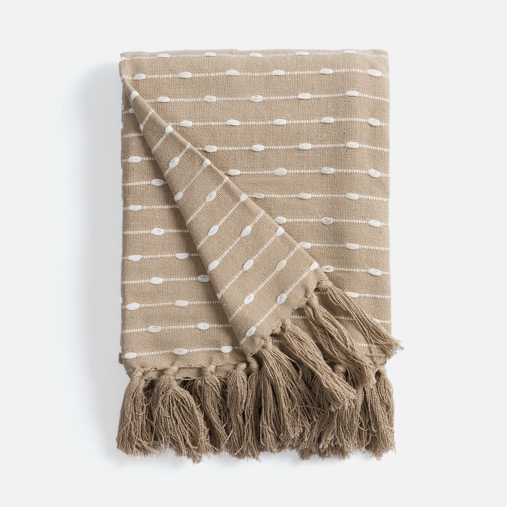 Плед Shimla, бежевый / Миниатюра WWW (1000)