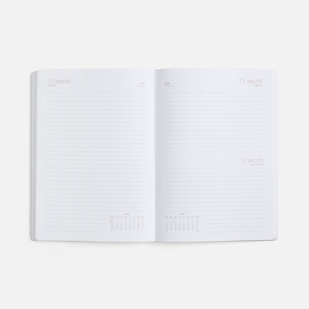 Ежедневник Basis, датированный, красный / Миниатюра WWW (1000)