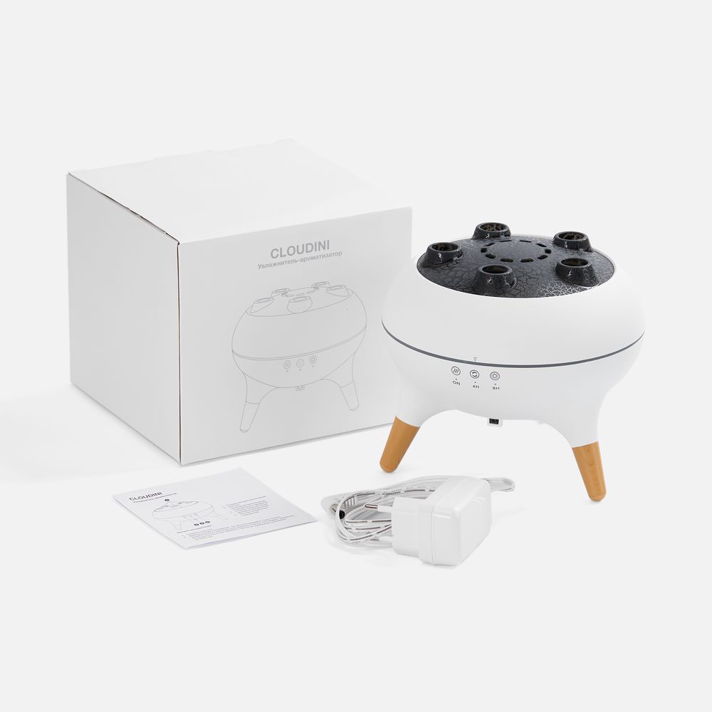 Увлажнитель-ароматизатор Cloudini, белый / Миниатюра (упак) (1000)