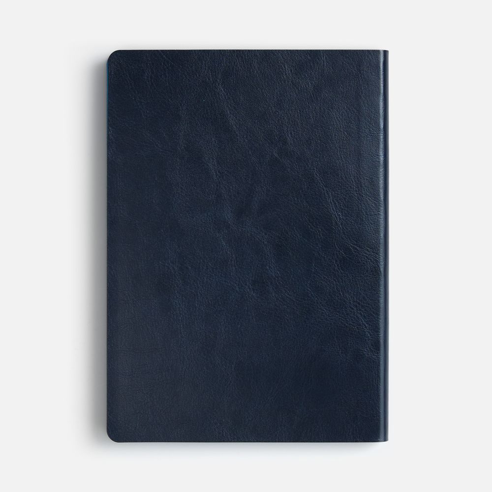 Ежедневник Doppio, недатированный, синий с голубым / Миниатюра WWW (1000)