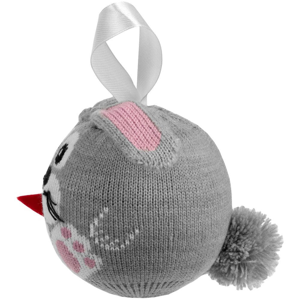 Елочный шар «Заяц с морковкой» / Миниатюра WWW (1000)