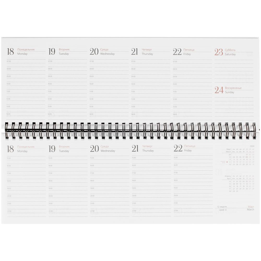 Планинг Brand, датированный, серый / Миниатюра WWW (1000)