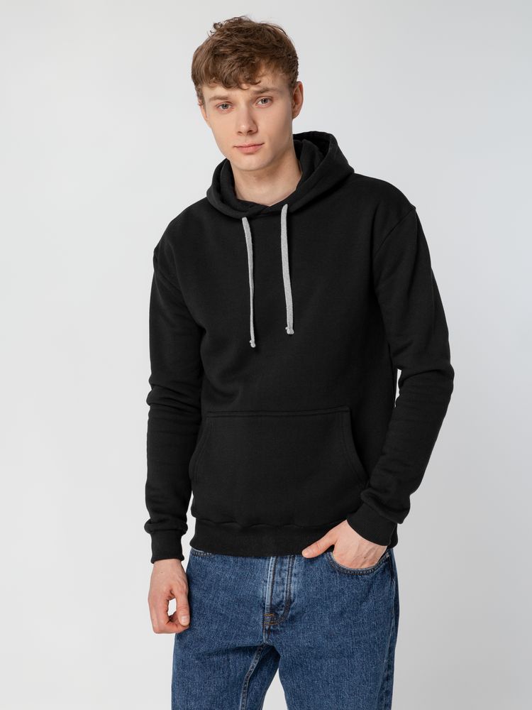 Толстовка с капюшоном Unit Kirenga Heavy, черная / Миниатюра WWW (1000)