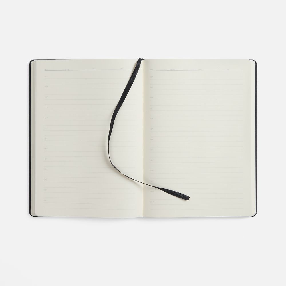 Ежедневник Urban Metal, недатированный, черный / Миниатюра WWW (1000)