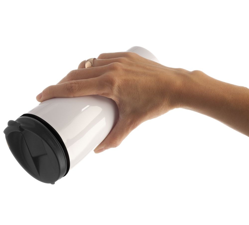 Термостакан Maybole, белый / Миниатюра WWW (1000)