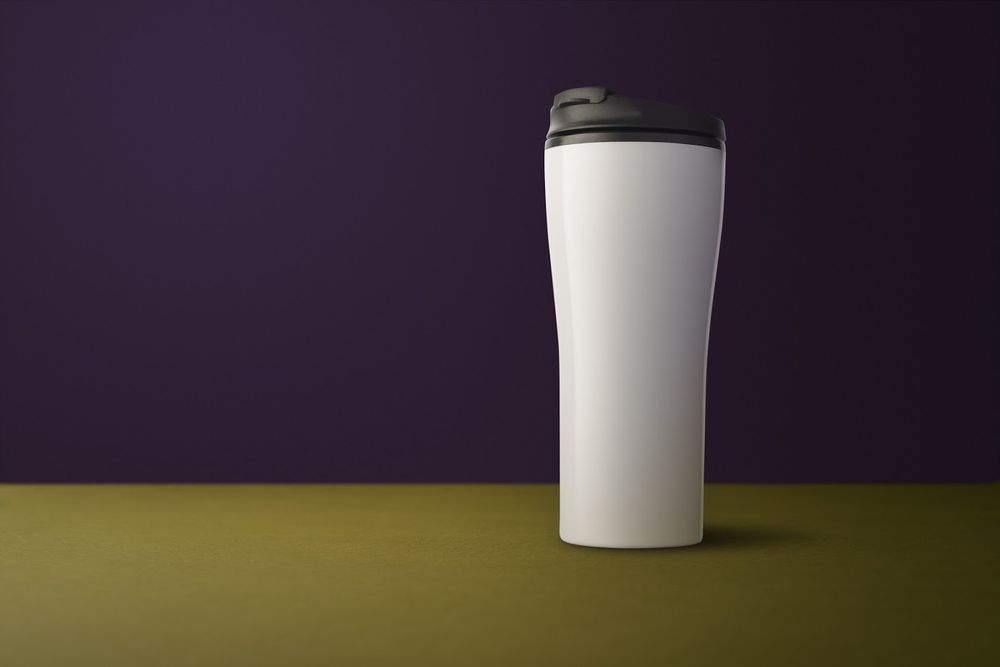 Термостакан Maybole, белый / Миниатюра WWW (1000)