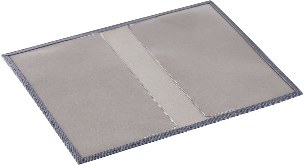 Обложка для паспорта Twill, серая / Миниатюра WWW (1000)