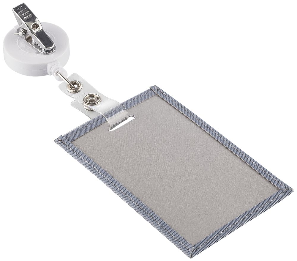 Чехол для пропуска Twill, серый / Миниатюра WWW (1000)