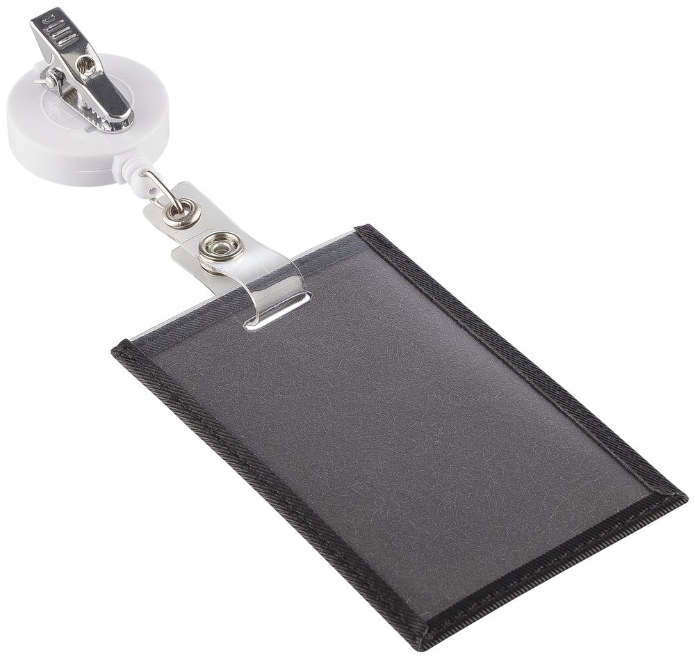 Чехол для пропуска Twill, черный / Миниатюра WWW (1000)