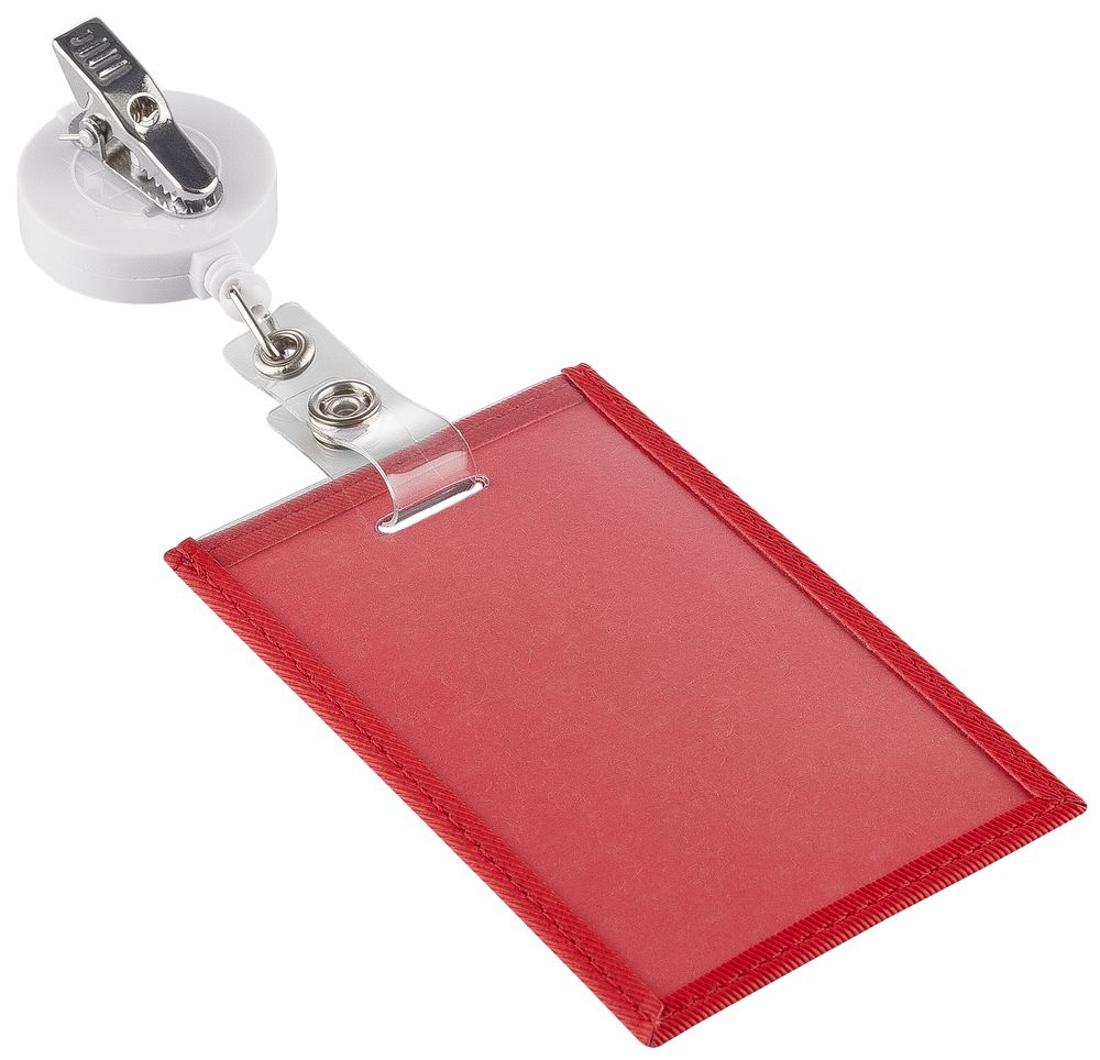 Чехол для пропуска Twill, красный / Миниатюра WWW (1000)