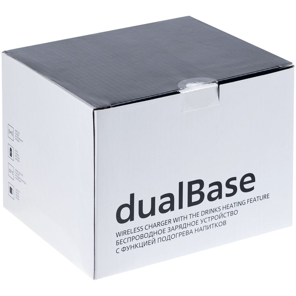 Кружка с подогревом и беспроводной зарядкой dualBase, белая / Миниатюра WWW (1000)
