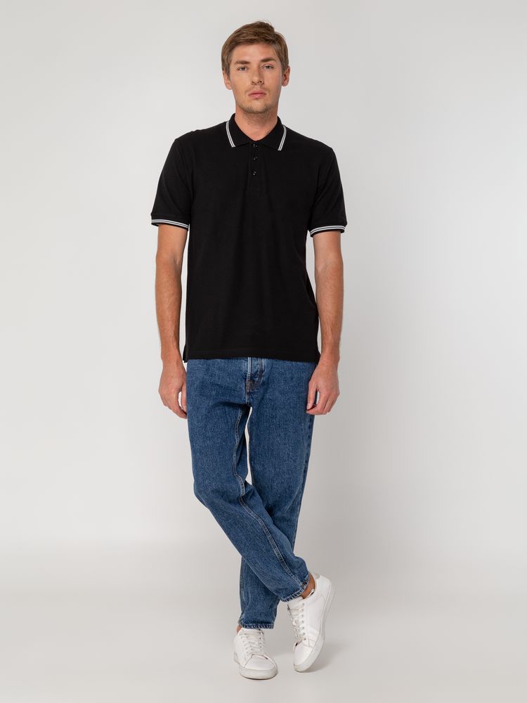 Рубашка поло Virma Stripes, черная / Миниатюра WWW (1000)