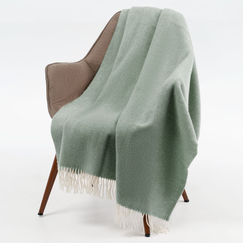 Плед «Лаура», зеленый / Миниатюра WWW (1000)