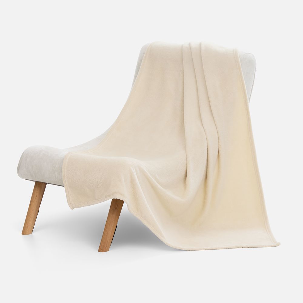 Плед Plush, бежевый / Миниатюра WWW (1000)