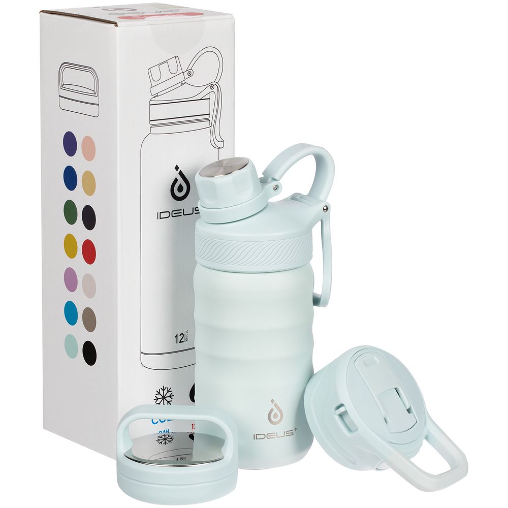 Термобутылка Fujisan, голубая / Миниатюра WWW (1000)