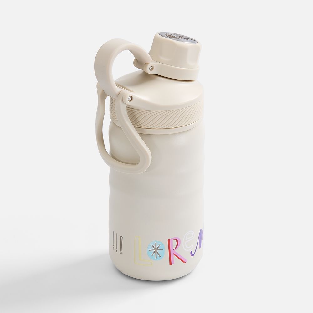 Термобутылка Fujisan 2.0 без логотипа, белая (молочная) / Миниатюра нанесения (1000)