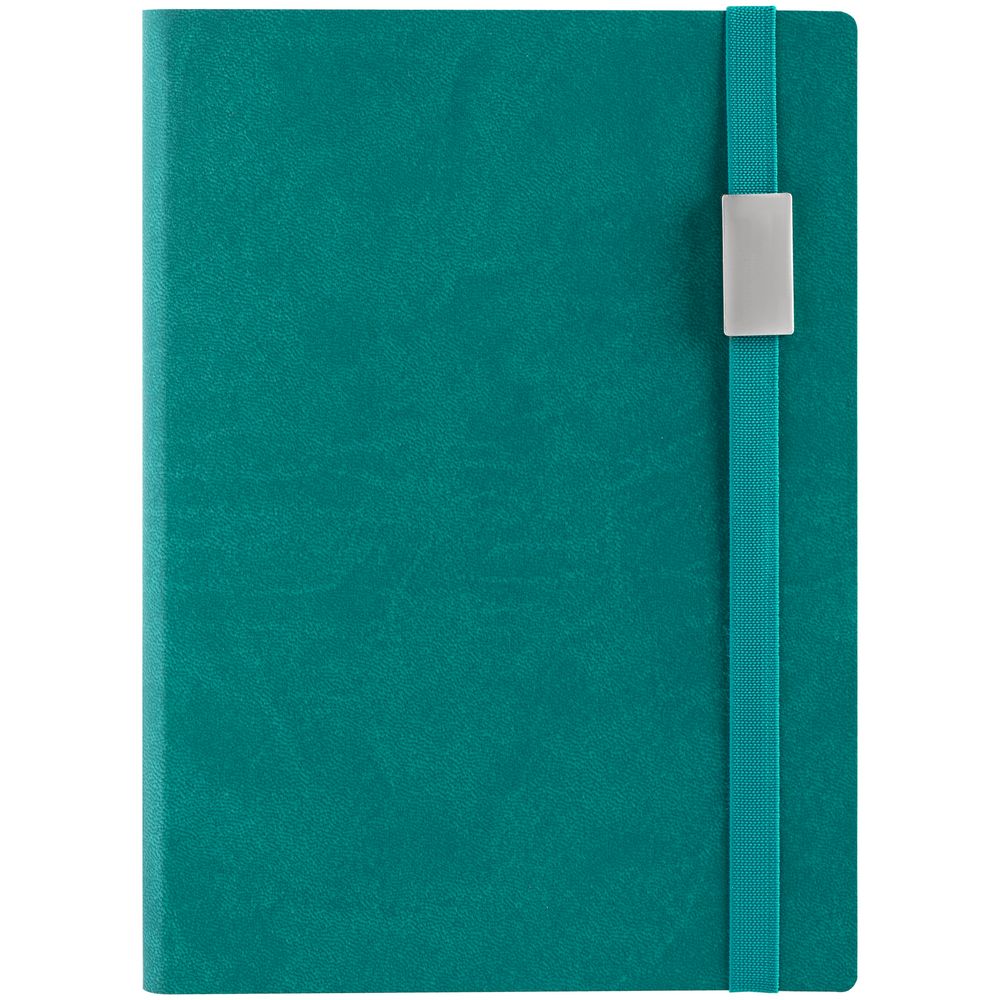 Ежедневник Vivian Metal, недатированный, бирюзовый / Миниатюра WWW (1000)
