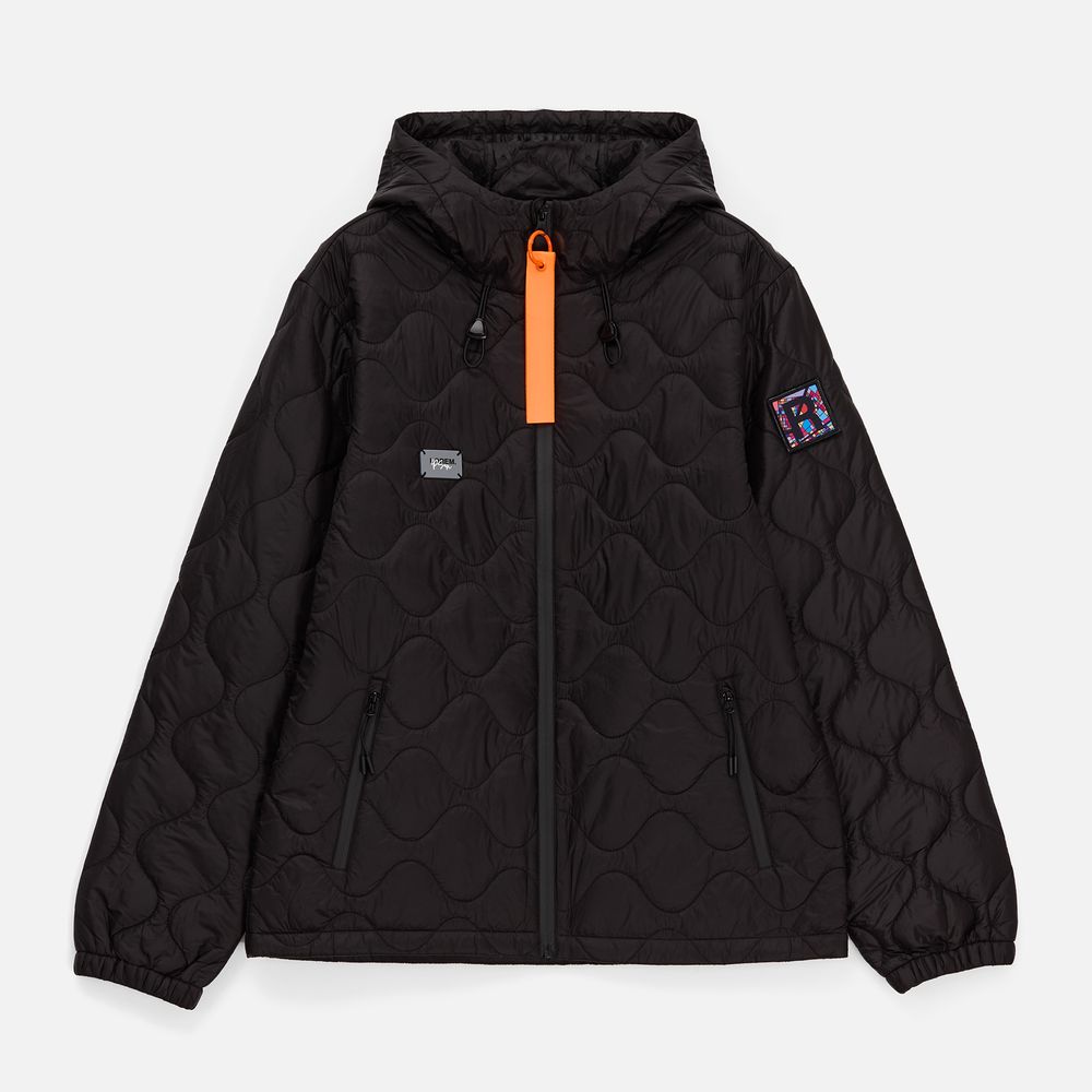 Куртка унисекс Tarnaby, черная / Миниатюра нанесения (1000)