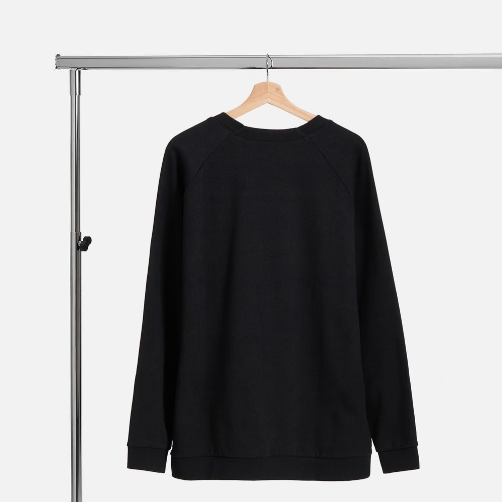 Свитшот унисекс Avenu, черный / Миниатюра WWW (1000)