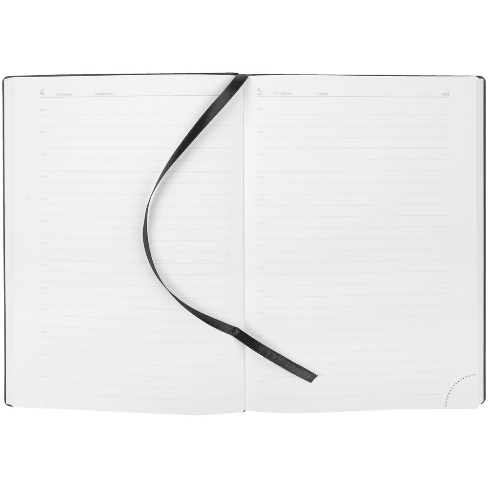 Ежедневник Time, датированный, черный / Миниатюра WWW (1000)