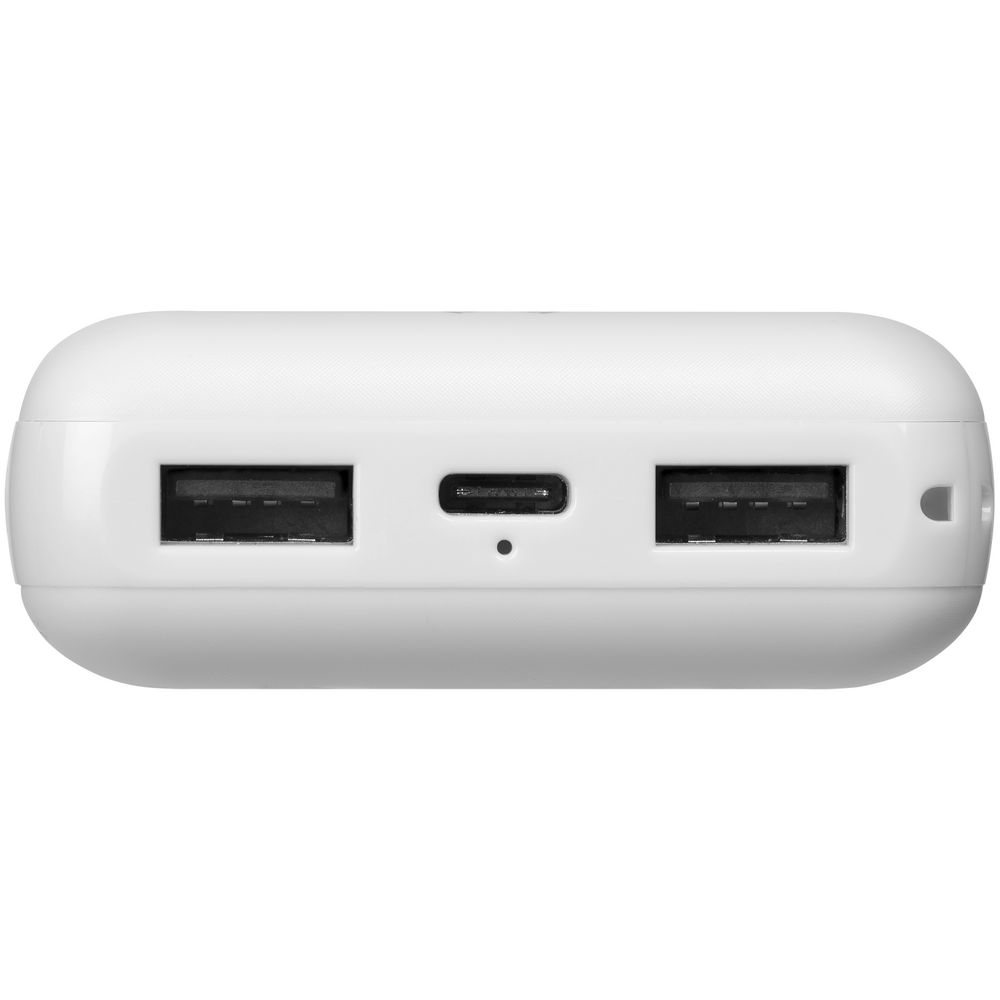 Аккумулятор с беспроводной зарядкой Full Feel Qi 10000 мАч, белый / Миниатюра WWW (1000)