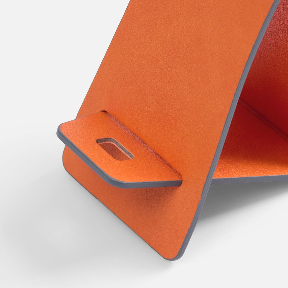 Подставка для телефона Petrus, оранжевая / Миниатюра WWW (1000)