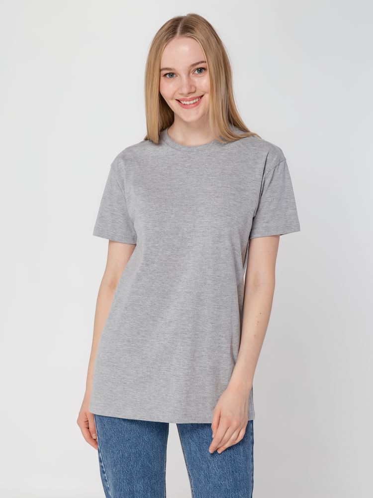 Футболка унисекс T-Bolka 160, серый меланж / Миниатюра WWW (1000)