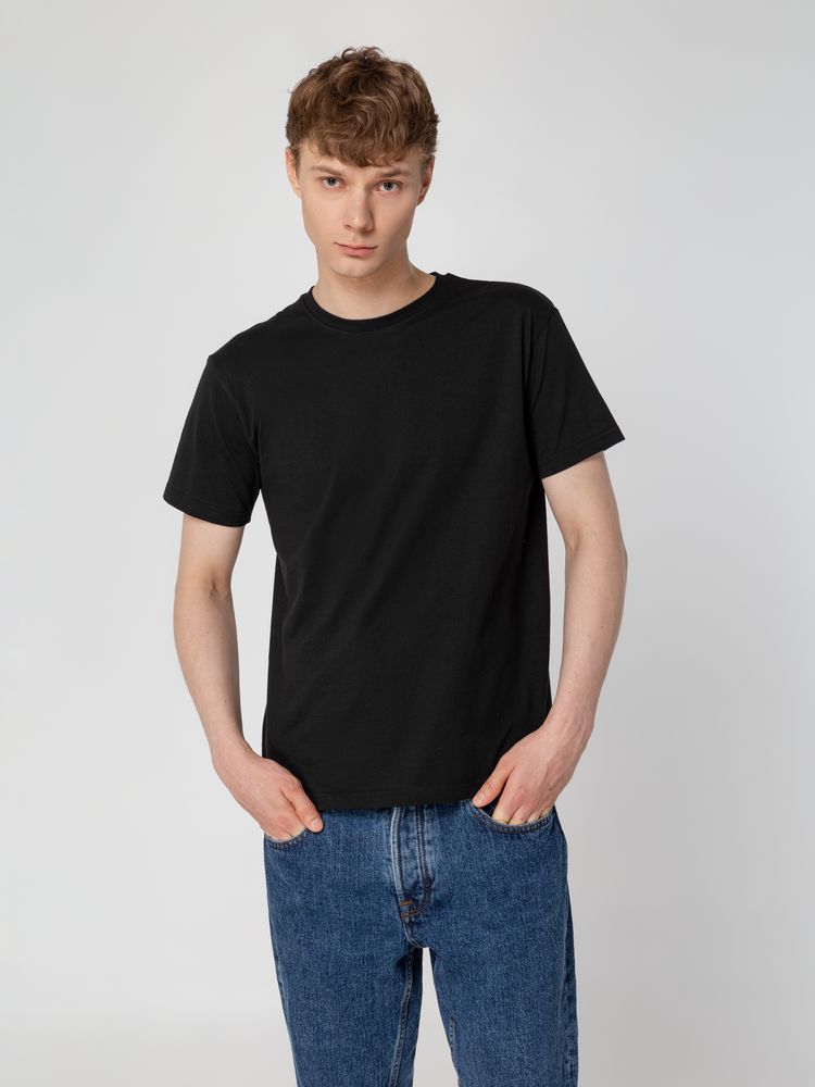 Футболка унисекс T-Bolka 160, черная / Миниатюра WWW (1000)