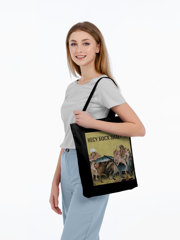 Сумка «Слава Босху!», черная / Миниатюра WWW (1000)