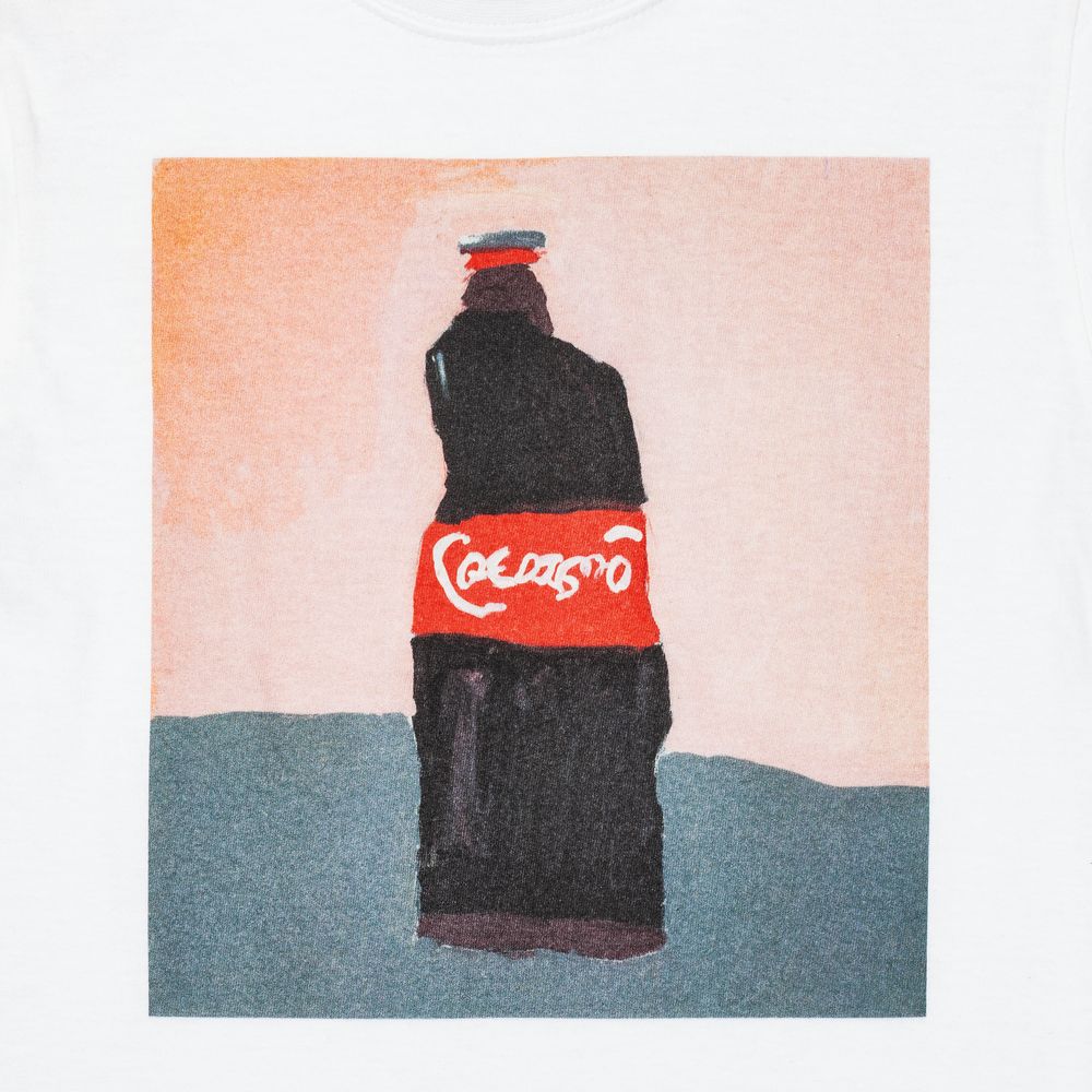 Футболка детская «Кола», белая / Миниатюра WWW (1000)