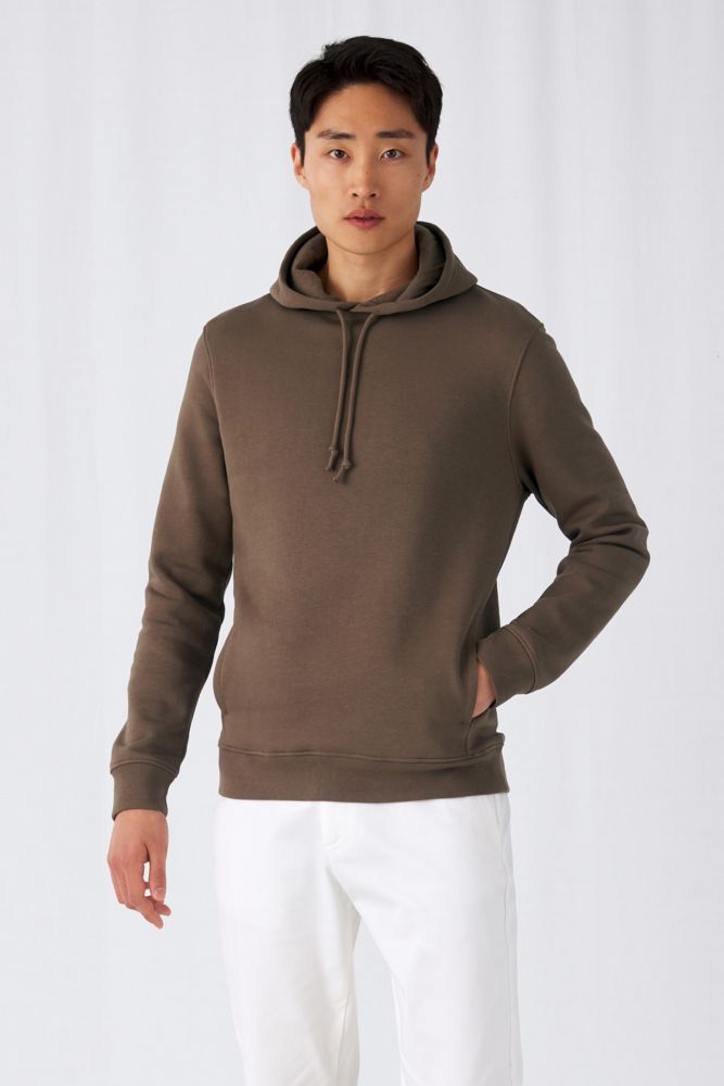 Толстовка с капюшоном унисекс BNC Inspire (Organic), красная / Миниатюра WWW (1000)