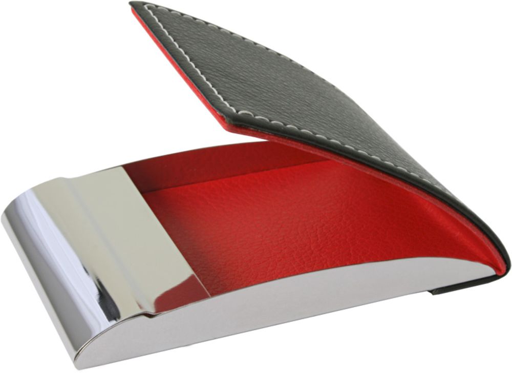 Визитница Prestige, черная с красным / Миниатюра WWW (1000)