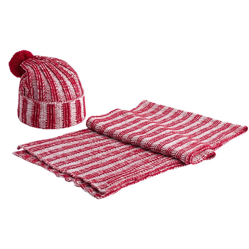 Шарф Chain Multi, красно-белый / Миниатюра WWW (1000)