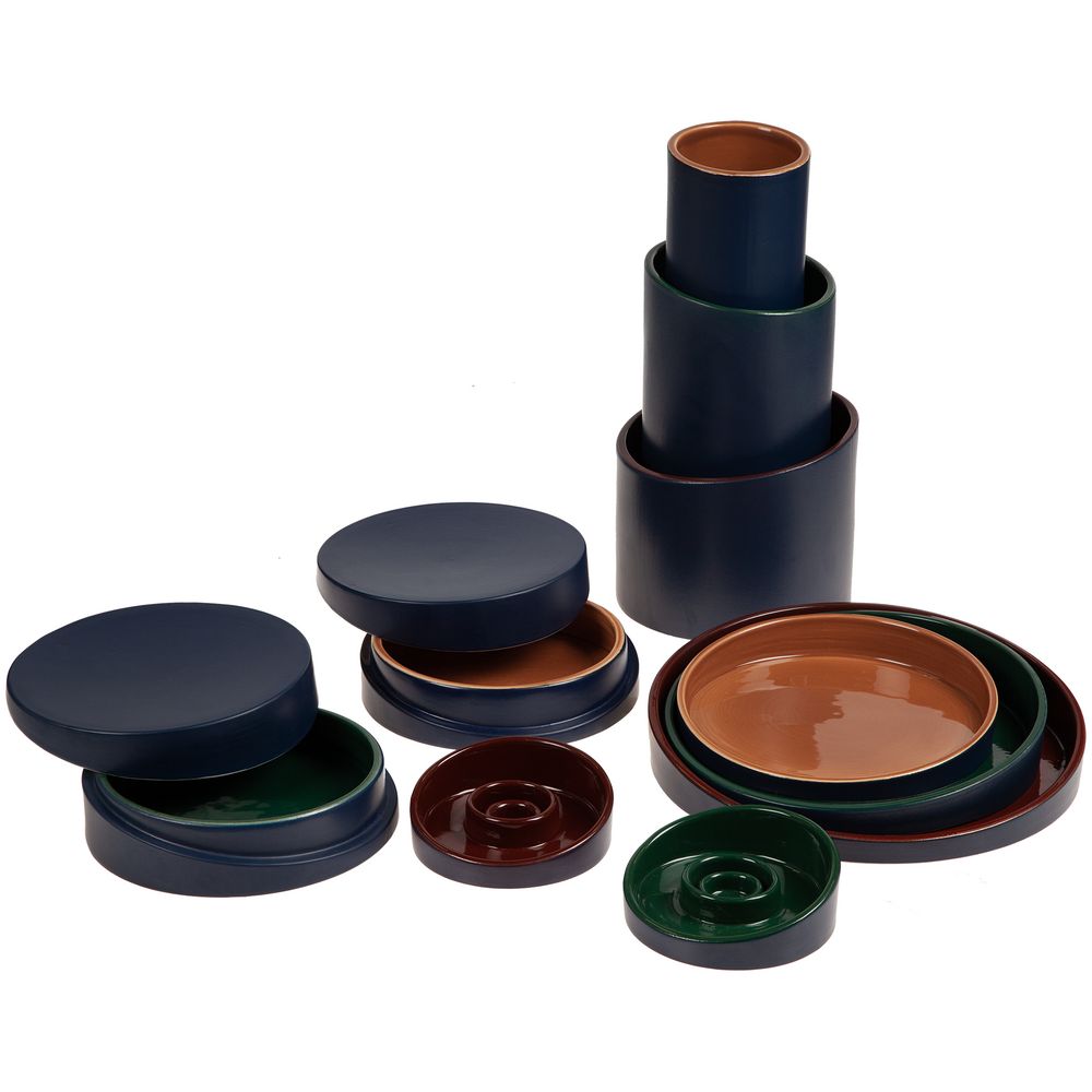 Блюдо Form Fluid, большое, бордовое / Миниатюра WWW (1000)