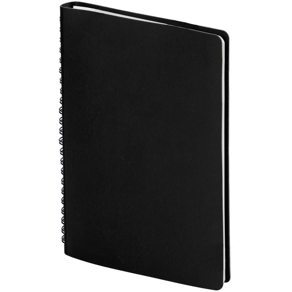 Ежедневник Twill, недатированный, черный / Миниатюра WWW (1000)