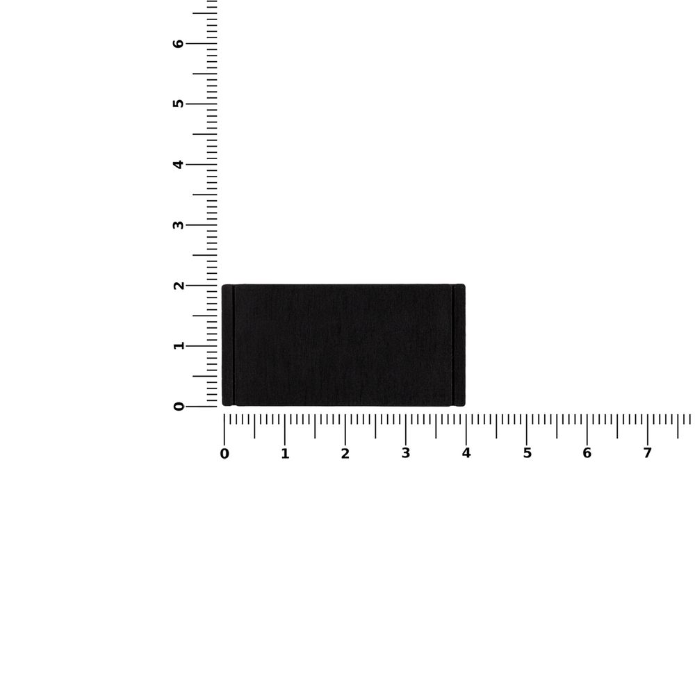Лейбл из ПВХ Dzeta, S, черный / Миниатюра WWW (1000)