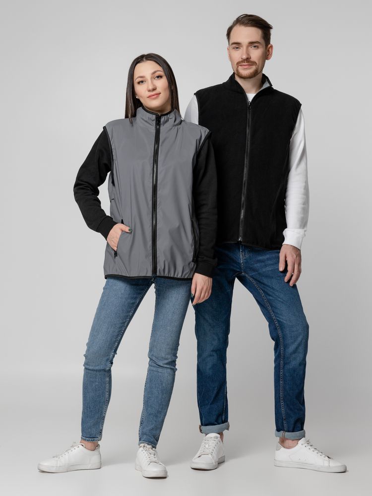 Жилет двусторонний Manifest из светоотражающей ткани, серый / Миниатюра WWW (1000)