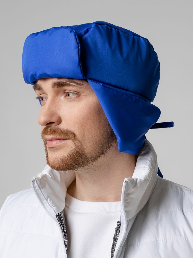 Шапка-ушанка Shelter, ярко-синяя / Миниатюра WWW (1000)