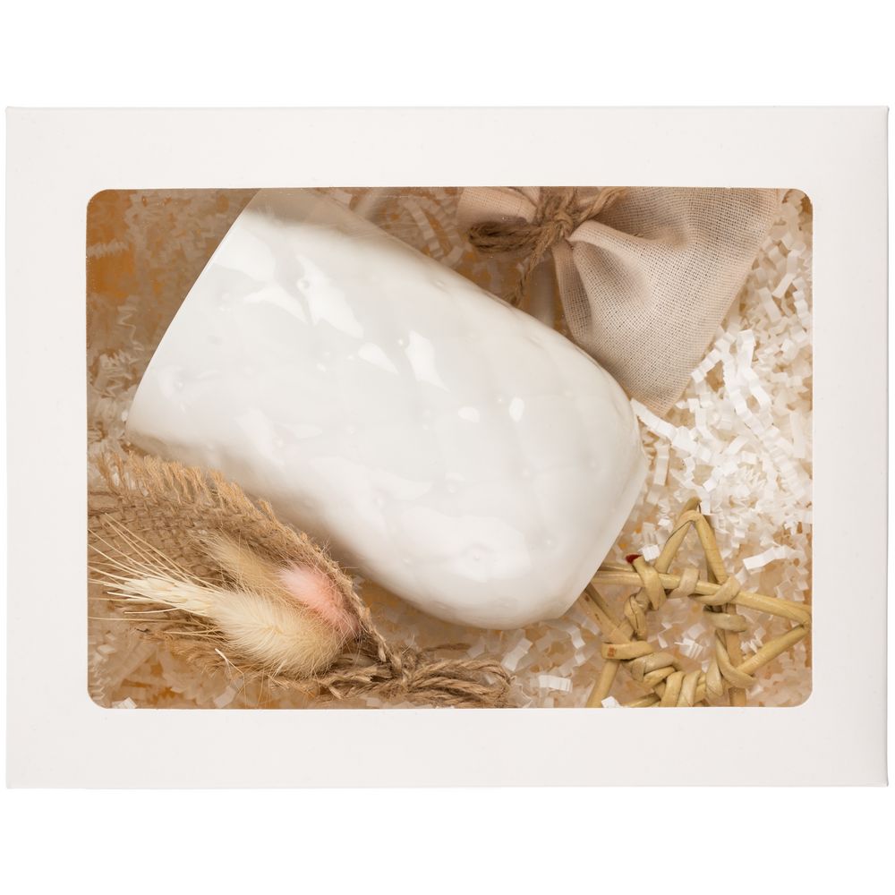 Коробка с окном InSight, белая с белым наполнением / Миниатюра WWW (1000)