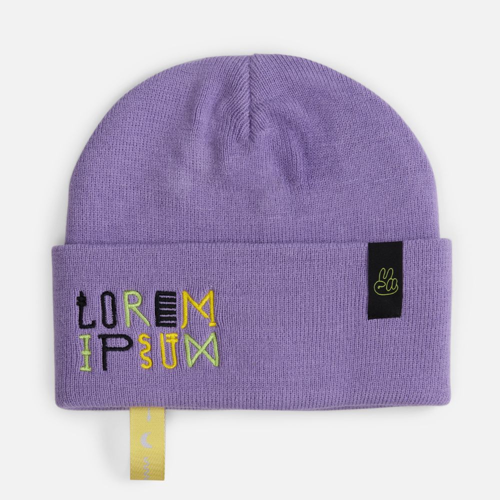 Шапка Urban Flow, ярко-фиолетовая / Миниатюра WWW (1000)