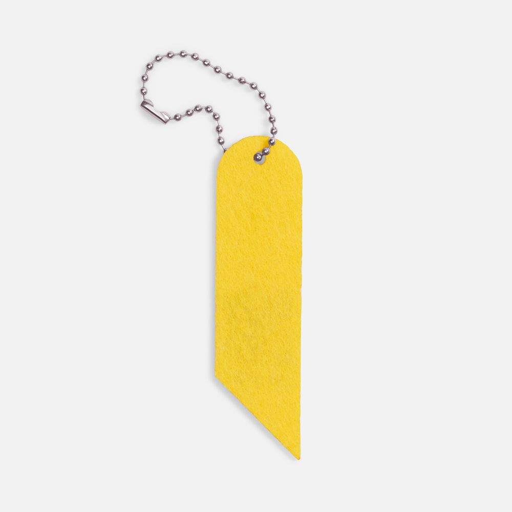 Шеврон из фетра Felt M, желтый / Миниатюра нанесения (1000)