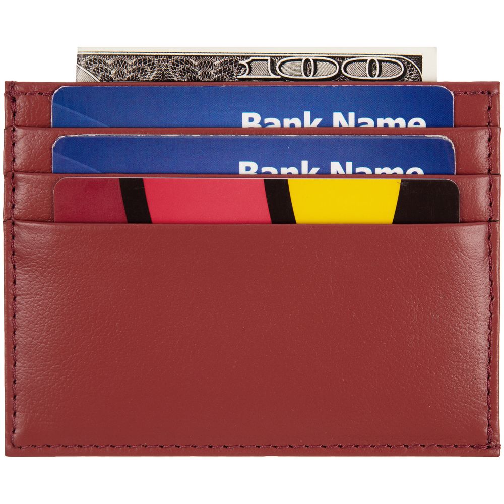 Чехол для карточек Top, красный / Миниатюра WWW (1000)