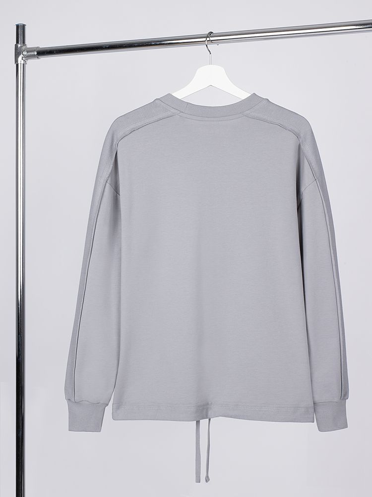 Свитшот унисекс Vozduh, светло-серый / Миниатюра WWW (1000)